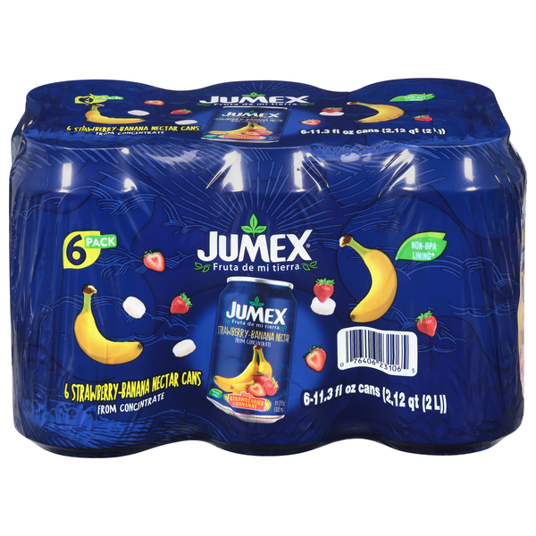 Jumex Strawberry Banana Nectar - 6 pk
