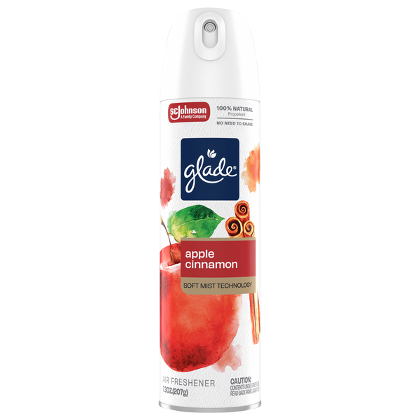 Glade Soft Mist Apple Cinnamon Air Freshener Aerosol Spray