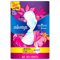 Always Radiant Size 1 Light Clean Scent Regular Pads with Wings