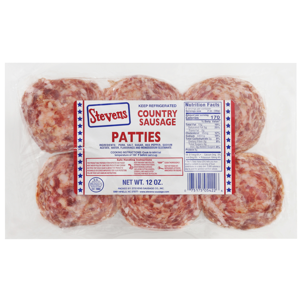 Stevens Country Sausage Patties