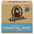 Dr. Squatch Men's Natural Light Grit Coastal Mist Soap Bar