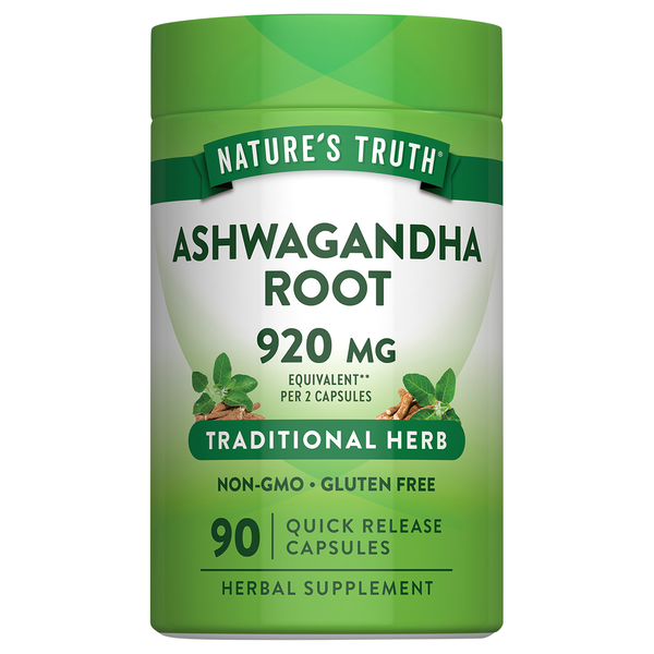 Nature's Truth 920mg Ashwagandha Root Capsules