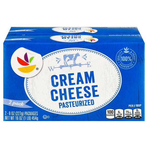 Stop & Shop Cream Cheese Brick Bricks 8 oz/2 ct