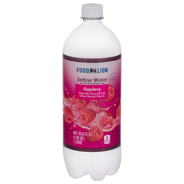 Food Lion Raspberry Seltzer Water