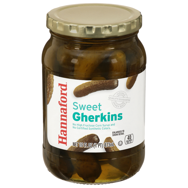 Hannaford Sweet Gherkin Pickles