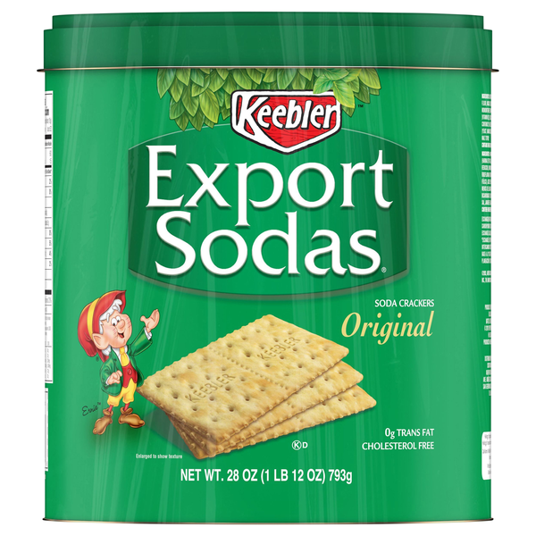 Keebler Original Export Sodas Crackers