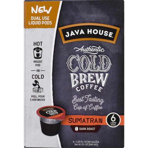 Save on Java House Cold Brew Sumatran 