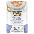 Fancy Feast Broths Creamy Salmon & Whitefish Cat Food Complement