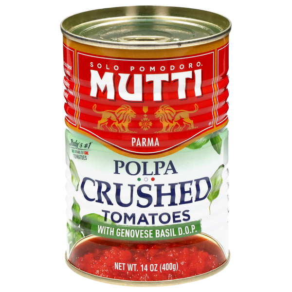 Mutti Crushed Tomatoes with Basil
