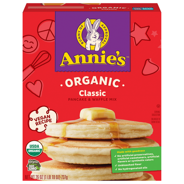 Annie's Organic Vegan Classic Pancake & Waffle Mix