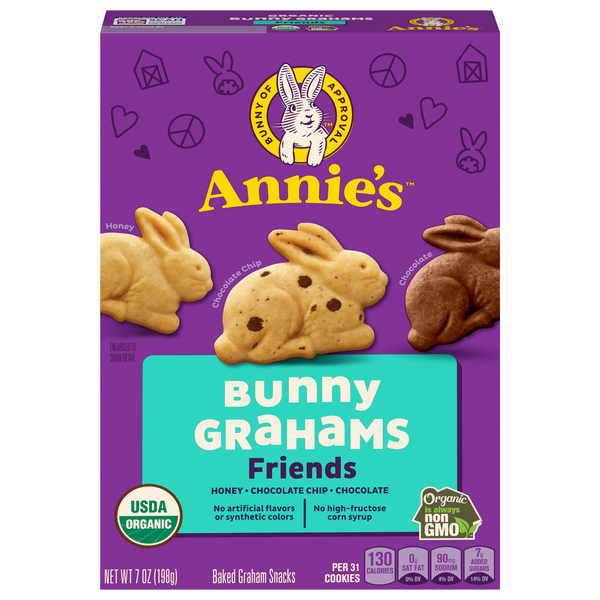 Annie's Organic Friends Bunny Graham Crackers