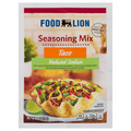 Food Lion Reduced Sodium Taco Seasoning Mix Packet