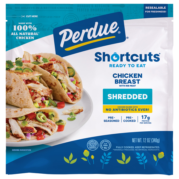 Perdue Short Cuts All Natural Shredded Roasted White Meat Chicken