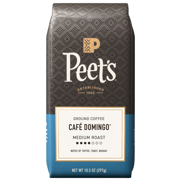 Peet's Cafe Domingo Medium Roast Ground Coffee