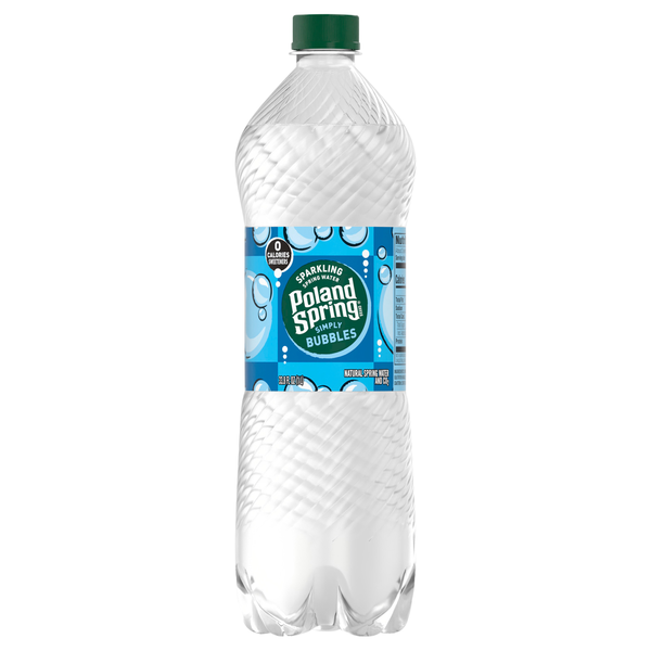 Poland Spring Simply Bubbles Sparkling Spring Water