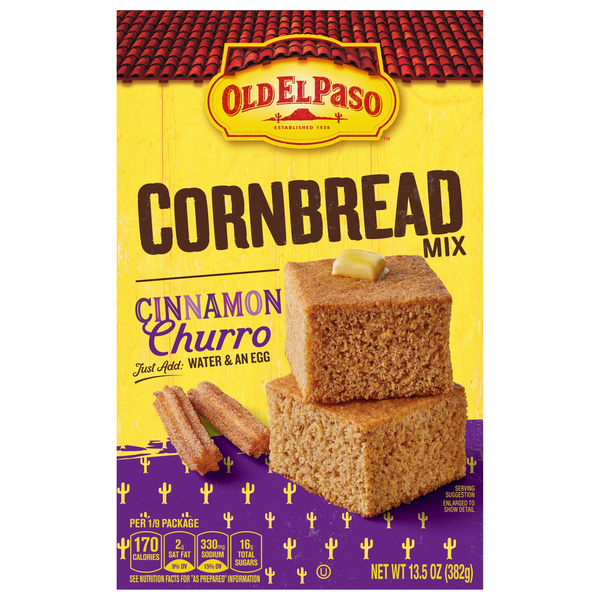 Old El Paso Cinnamon Churro Cornbread Mix