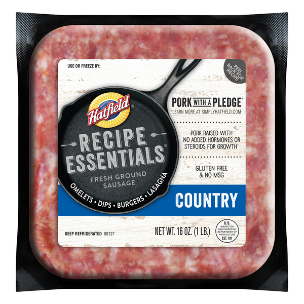 Save on Hatfield Ground Sausage Country 