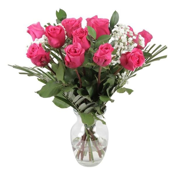 Mother's Day Dozen Rose with Vase