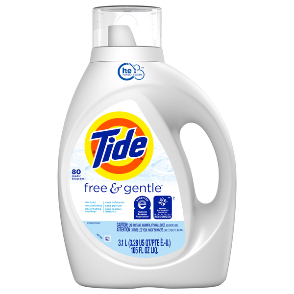 Tide Free & Gentle Liquid Laundry Detergent