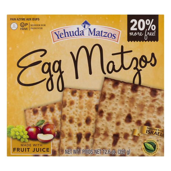 Yehuda Egg Matzos Kosher For Passover