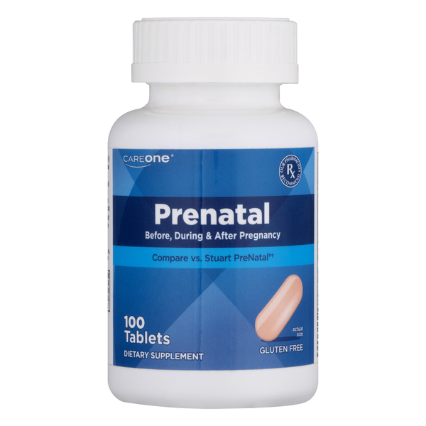 CareOne Gluten Free Prenatal Tablets