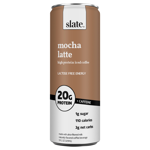 Slate Lactose Free Mocha Latte Coffee Beverage