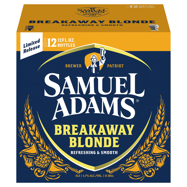 Samuel Adams Breakaway Blonde Ale Beer - 12 pk