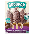 GoodPop Dairy Free Fudge n' Vanilla Crunch Dipped Pops - 4 ct