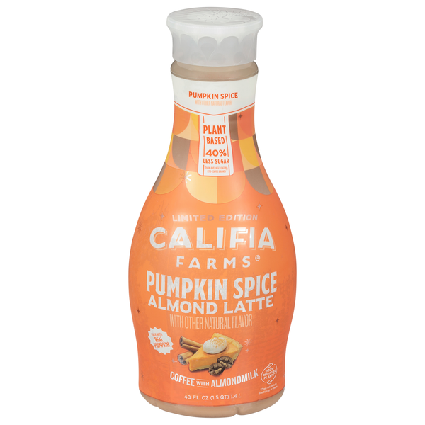 Califia Farms Pumpkin Spice Latte Coffee with Almondmilk