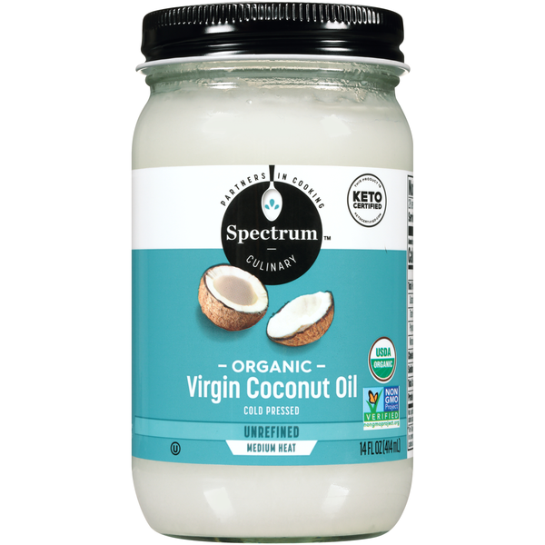 Spectrum Organic Unrefined Cold Pressed Virgin Coconut Oil