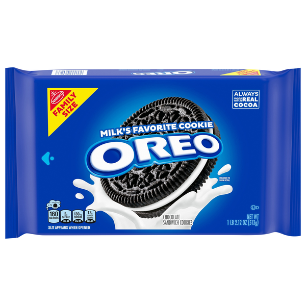 OREO Chocolate Sandwich Cookies Family Size