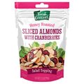Fresh Gourmet Honey Roasted Sliced Almonds w/Cranberries Salad Topping