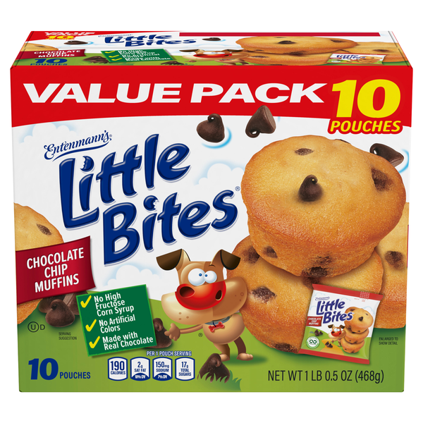 Entenmann's Little Bites Chocolate Chip Mini Muffins - 10 ct