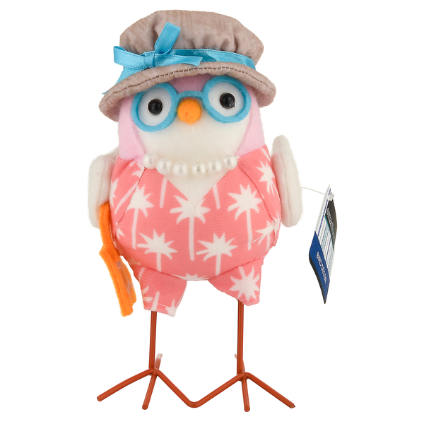 Smart Living Summer Bird Decor Pink with Hat