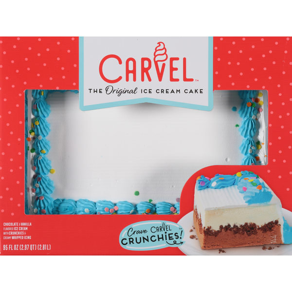 Carvel Original Chocolate & Vanilla Ice Cream Cake with Crunchies Frozen