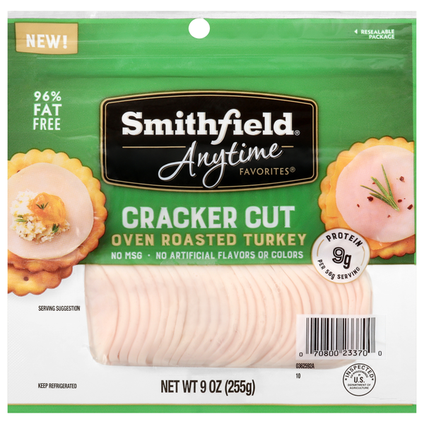 Smithfield Anytime Favorites Cracker Cut Oven Roasted Turkey