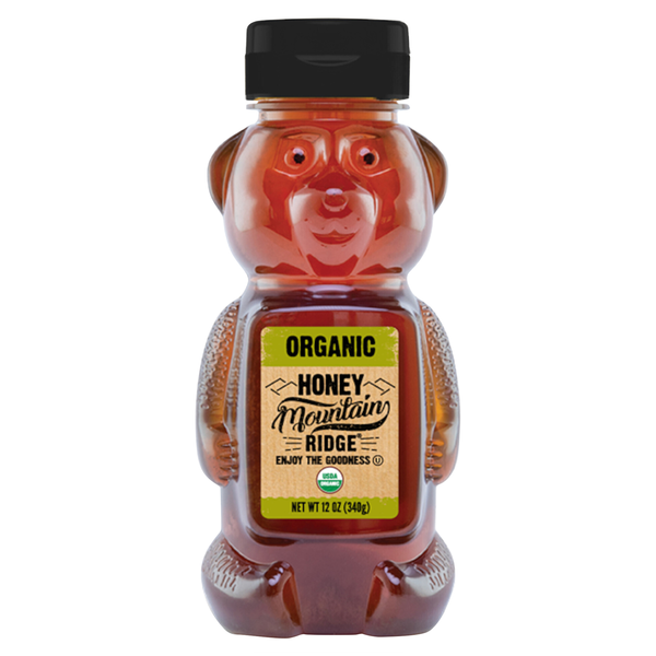 Mountain Ridge Organic Kosher Honey Bear