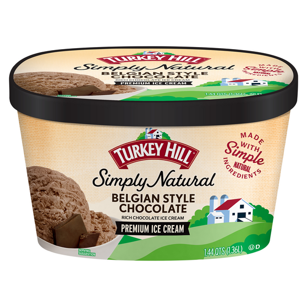 Save on Turkey Hill Simply Natural Premium Ice Cream Belgian Style