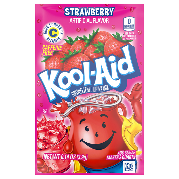 Kool-Aid Caffeine Free Strawberry Drink Mix