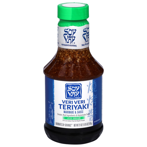 Soy Vay Less Sodium Veri Veri Teriyaki Marinade & Sauce