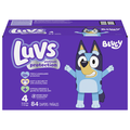 Luvs Platinum Protection Bluey Size 4 Baby Diapers 15-34 lb