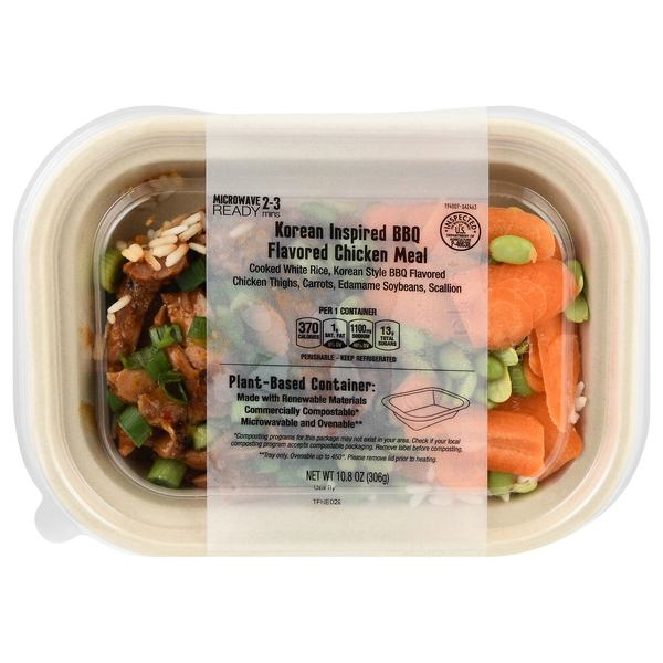 Hannaford Korean Inspired BBQ Flavored Chicken Meal Fresh