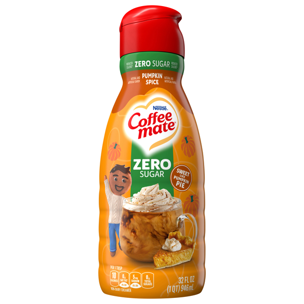 Coffee mate Zero Sugar Pumpkin Spice Flavored Coffee Creamer