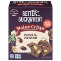 Maine Crisp Gluten Free Olive & Za'atar Buckwheat Crackers