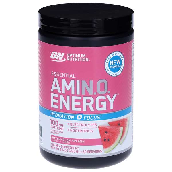 Optimum Nutrition Watermelon Essential AMIN.O. Energy + Hydration Powder