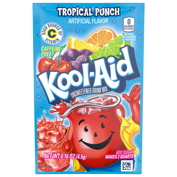 Kool-Aid Unsweetened Tropical Punch Drink Mix