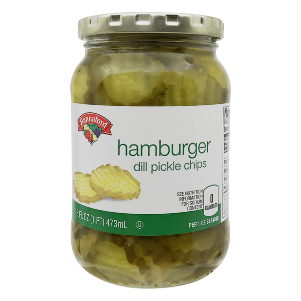Hannaford Hamburger Dill Pickle Chips