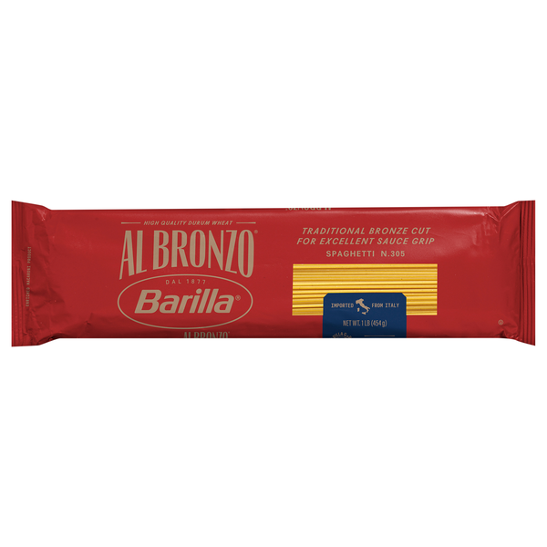 Barilla Al Bronzo Spaghetti Pasta