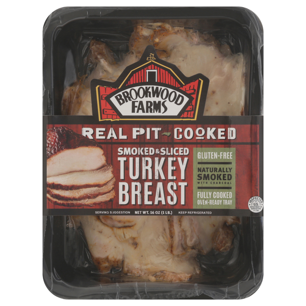 Save on Brookwood Farms Smoked Sliced Turkey Breast Order Online
