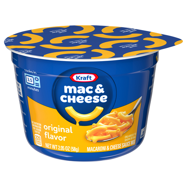 Kraft Original Flavor Macaroni & Cheese Dinner Microwaveable Cup